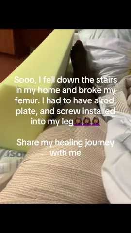 I  broke the same knee I previously had a  knee replacement on. I honestly think my knee gave out on me.  Fix it Yahweh!!!! 🤦🏾‍♀️🤦🏾‍♀️🤦🏾‍♀️. 🙏🏾🙏🏾