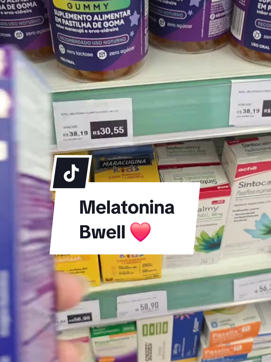 Vocês já usaram essa gominha?  🦋 @bwell_oficial @Farmácia Raia #melatonina 
