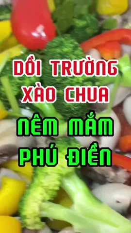 Món dồi trường xào chua sẽ không dậy vị nếu bạn không nêm nước mắm Phú Điền. #nuocmamphudien #nuocmamphanthiet #nuocmamcacom #nuocmamnguyenchat #nuocmamtruyenthong #hungnguyentat 