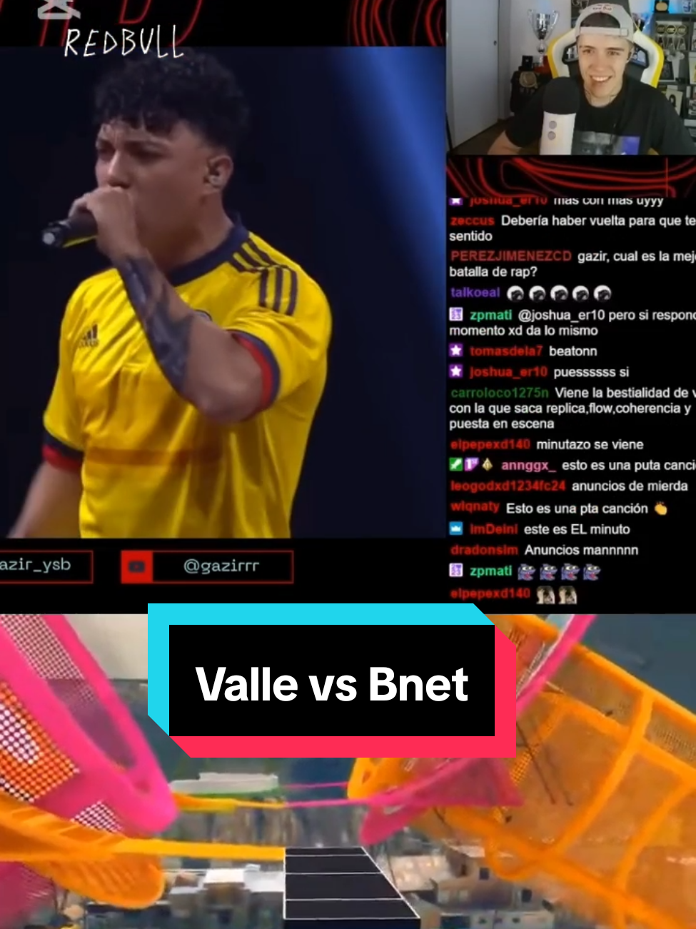 GAZIR Reaccionando a Valles-T vs B-net#reaccion #improvisation #fyp #fyp #frestayle #paratiiiiiiiiiiiiiiiiiiiiiiiiiiiiiii #redbull #vallest #bnet #gazir #CapCut 