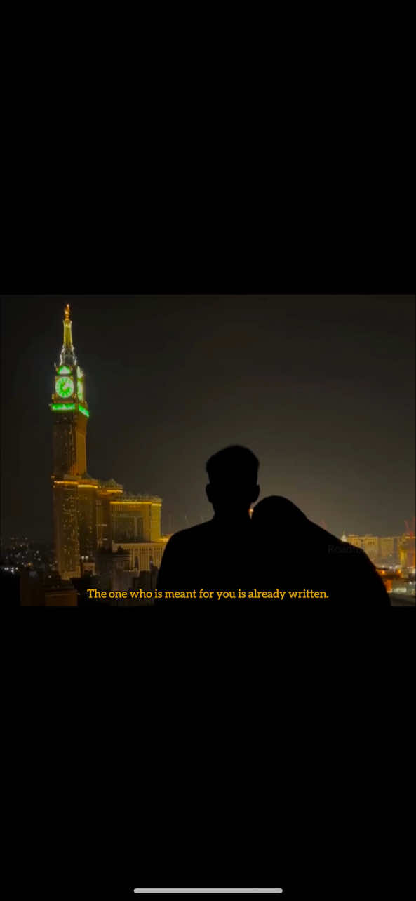 The one who is meant for you is already written. . . . #islamicvideos #islamicmotivation #arabicquotes 