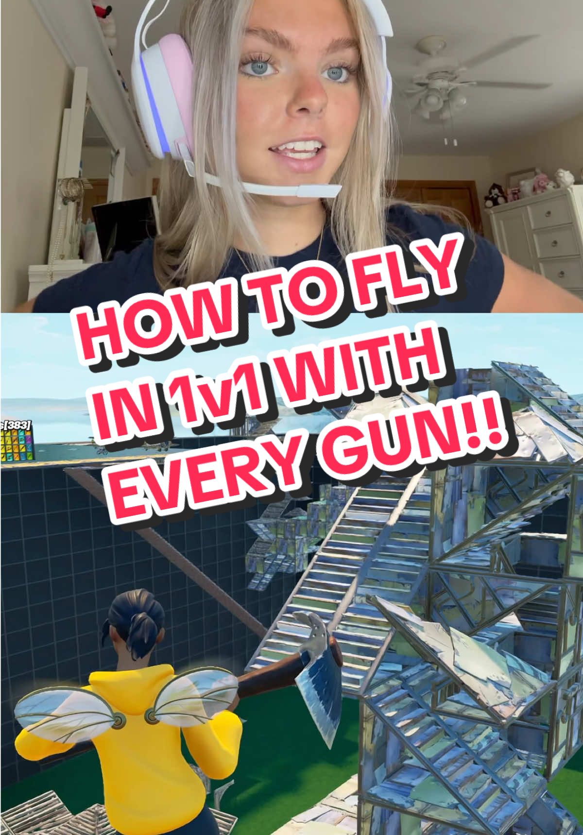 You need to try this flying hack!!! #fortnite #fortnitecreative #hivemaps 