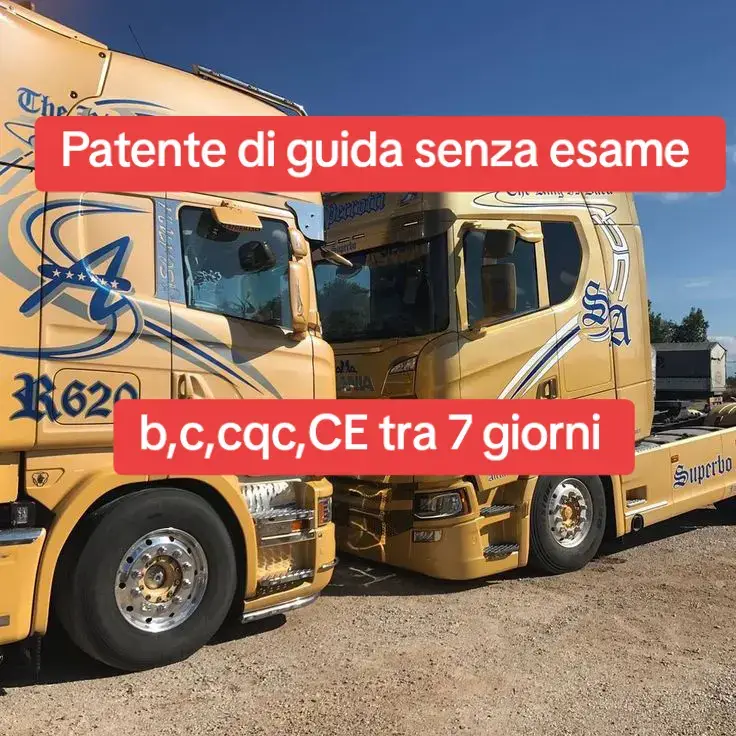 Patente di guida express in 7 giorni. Devi assolutamente saper guidare, al resto pensiamo noi.🚧🚦