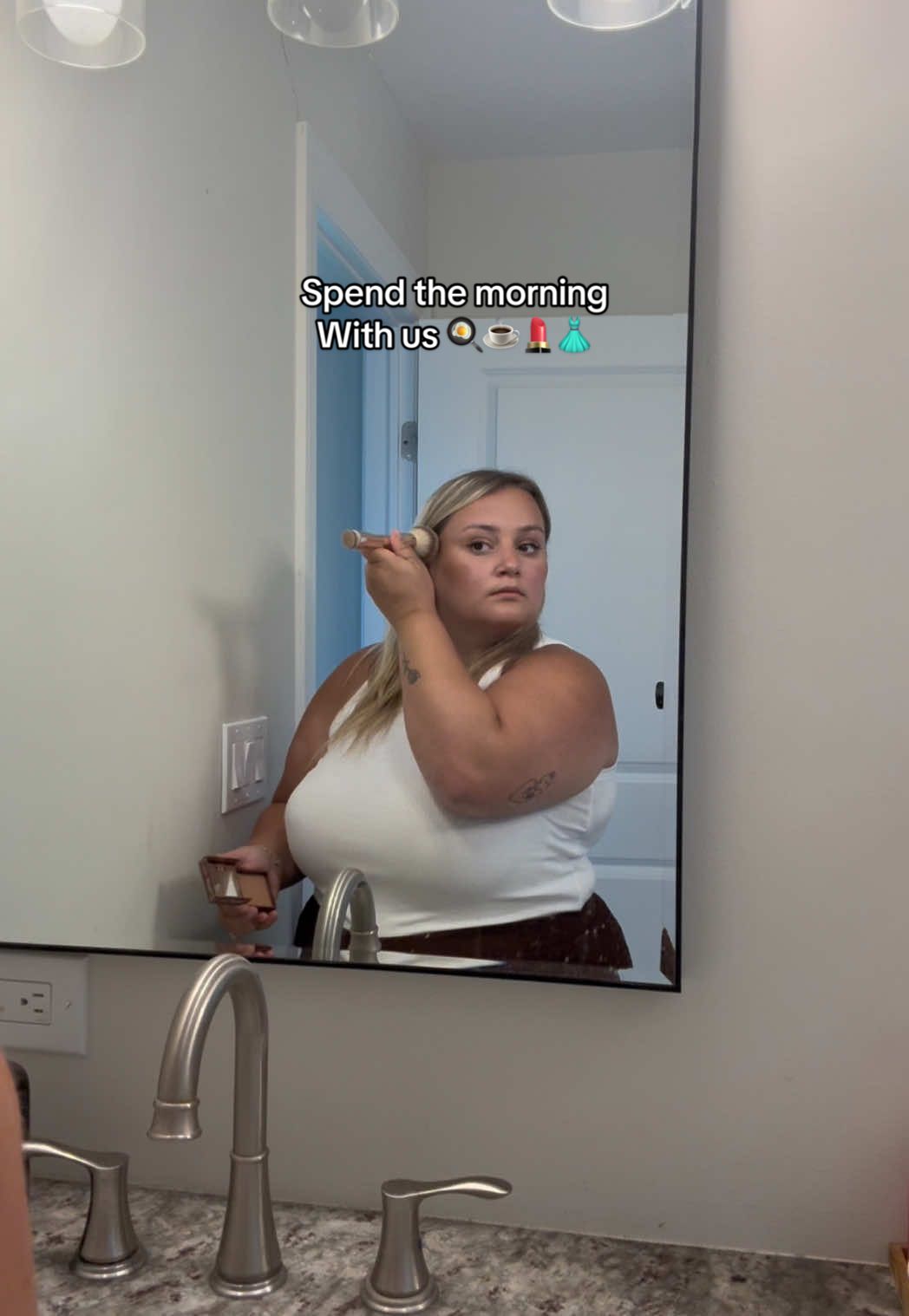 Decided to have you guys spend the morning with us today 🥰 #relatable #Vlog #ditl  #plussize #fyp 