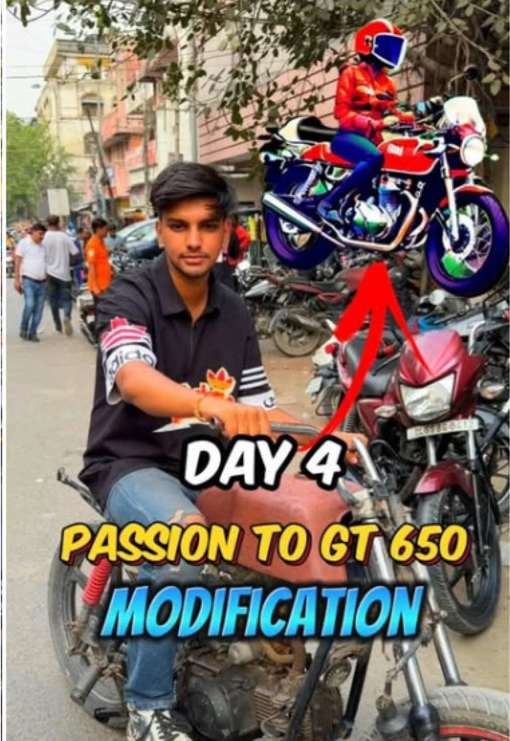 Day-4 Passion to Gt 650 Modification#guri__status 