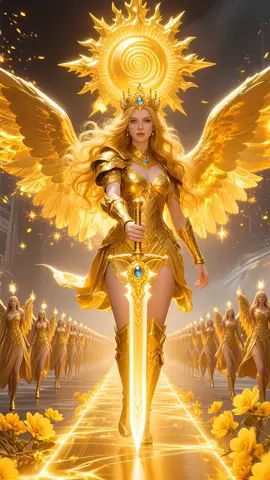 The Female Angel Legion sets out#angel #justice #aigenerated 