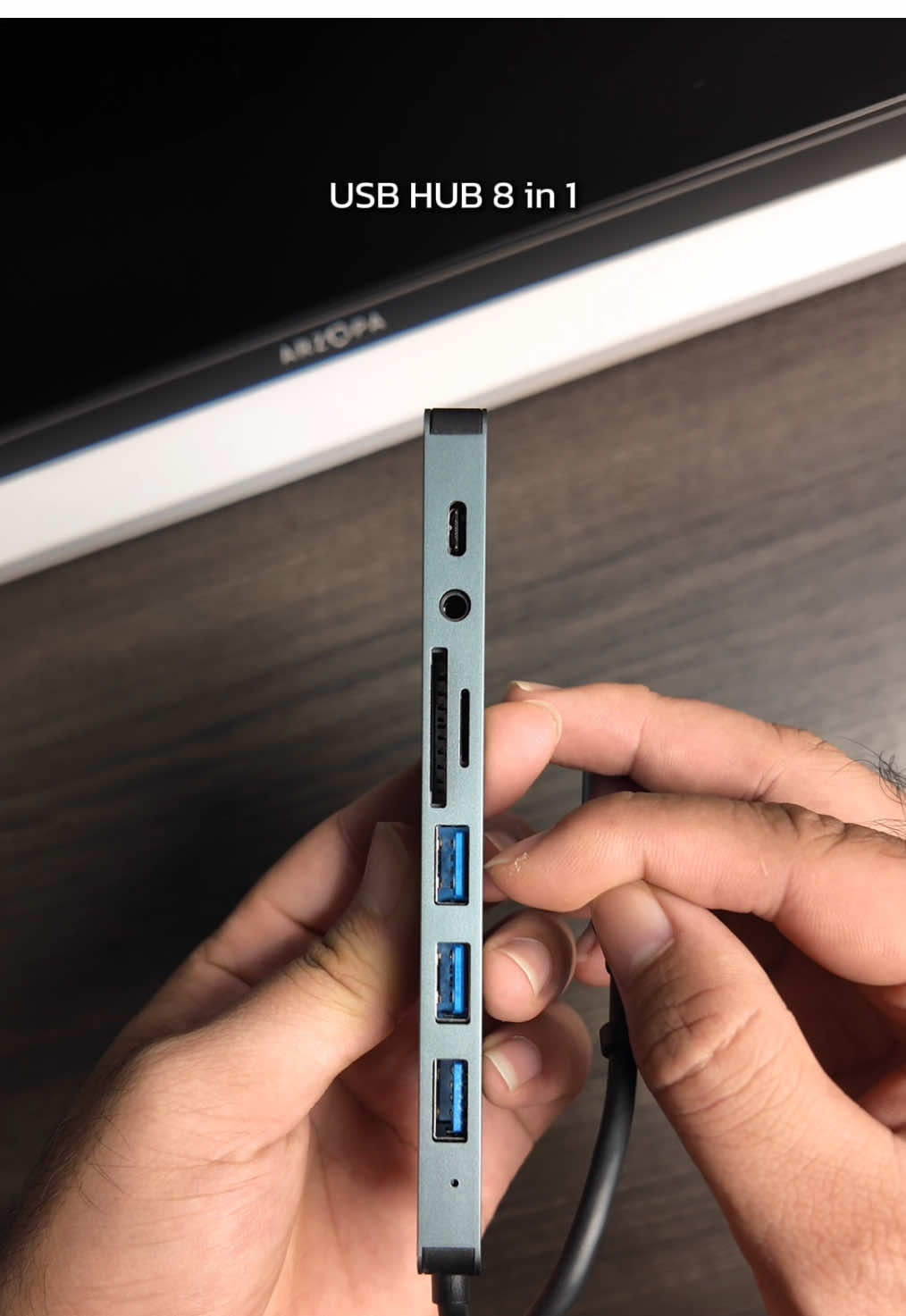 USB HUB 8 in 1 ราคาถูกแต่ฟังชั่นครบ #แนะนำ #gadget #usb #usbhub #pc #android #iphone #ipad #gaming #ฟีดดดシ 