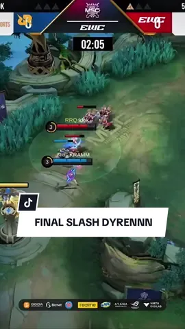 Final slash from @Dyrennn 🔥#teamrrq #vivarrq #rrqhoshi #ewc2025 #EsportsWorldCup 