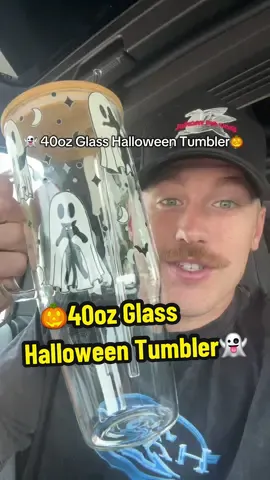 Ooooh Tis the season! 🎃👻💀 #halloween #spookyseason #glasstumbler #coffeetiktok #halloween2025 #falldealsforyou #fallaesthetic #cutegifts 