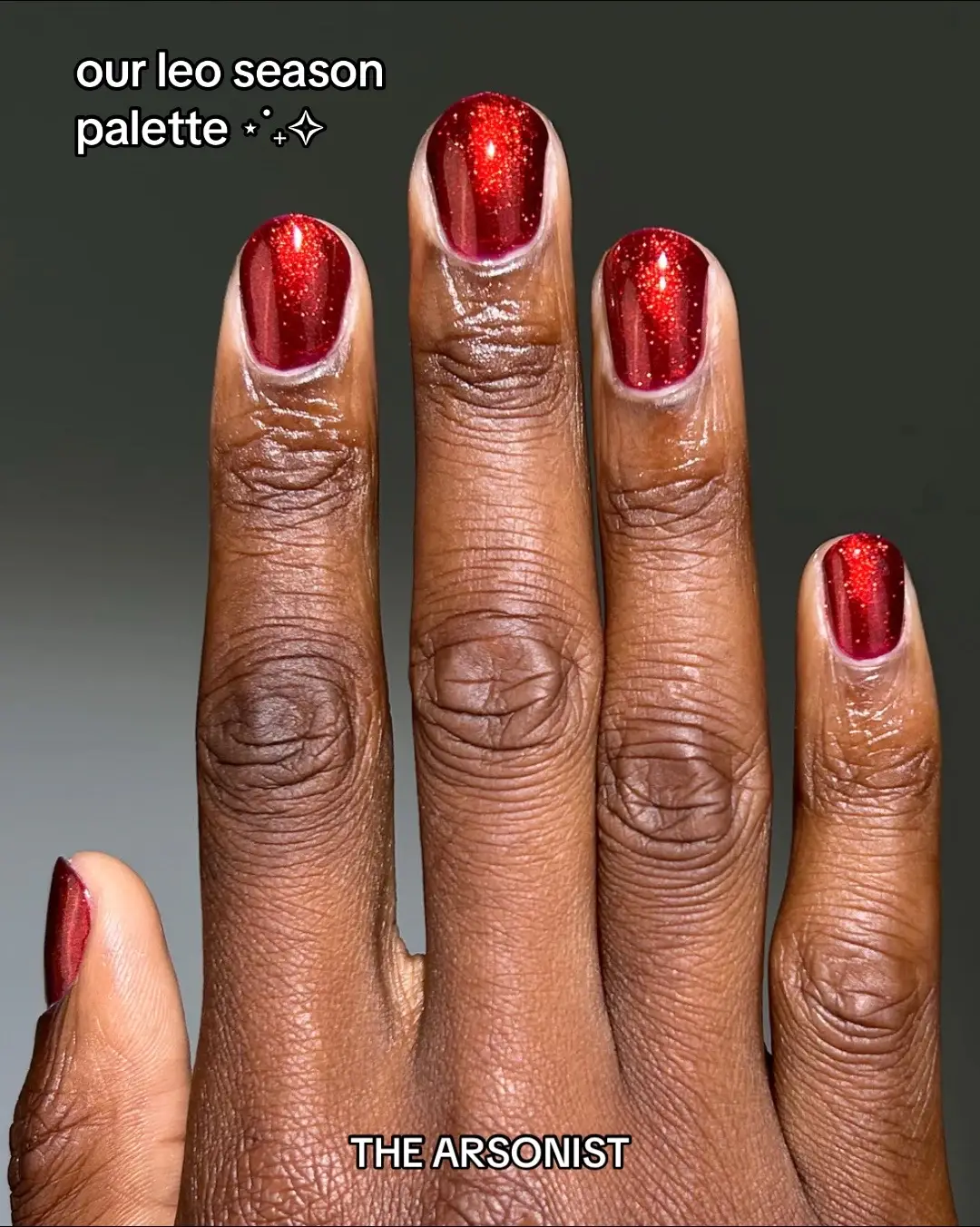 unleash a little solar heat this leo season ♌︎ #mooncat #nailpolish #trendingnails #diynails #summernails #nailinspo #astrology #zodiacsigns #leo 
