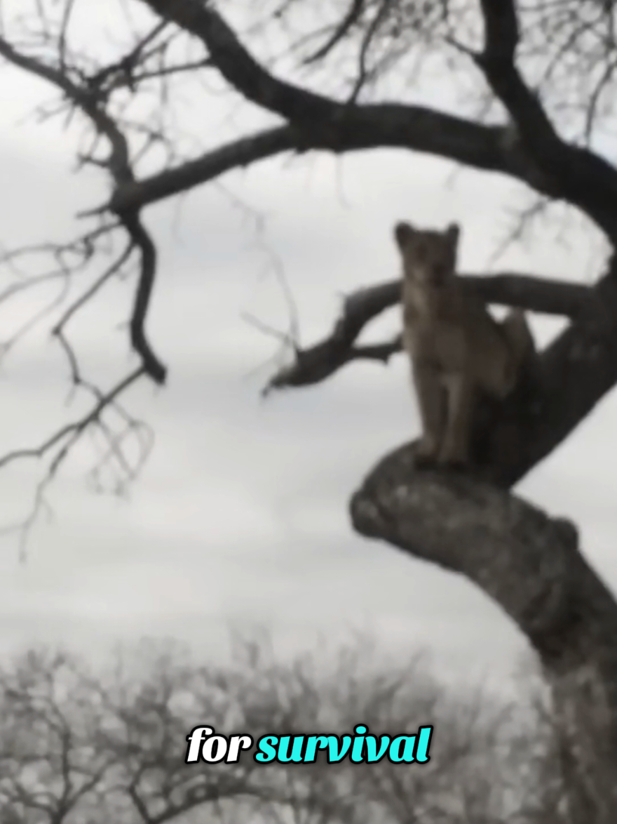 When Lions Face a Hyena Army #animals #fyp #lion #hyena 