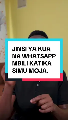 Jinsi ya kua na whatsapp mbili katika simu moja.  #whatsappclone #dualmessenger #mobiletips #jifunzekwadan #dandevantz 
