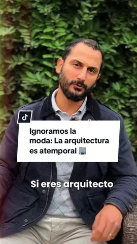 Si eres arquitecto, no dejes que la moda te imponga un estilo. La arquitectura es atemporal 🏢💪🏼. #Arquitecto #arquitectura #arquitecturadeautor #diseñodecasas #planos #arquitectos 