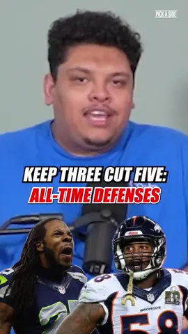 NFL Keep 3 Cut 5: All-time defenses #nfl 