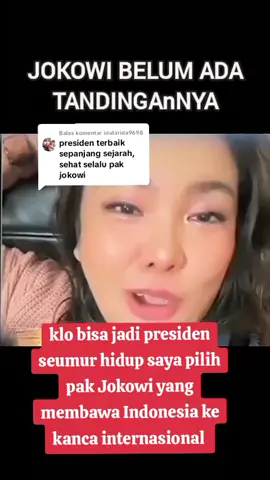Membalas @idafarida9698 KLO pak Jokowi bisa seumur hidup saya pilih pak Jokowi lagi