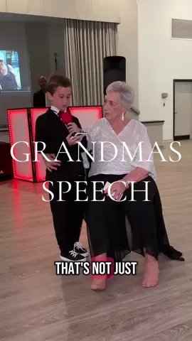 My son gave the most incredible speech for my grandma’s 90th birthday 🥹 Like… this wasn’t just good for a 9 year old this was genuinely amazing.
