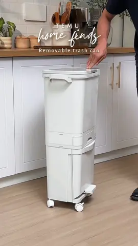 This double-section bin keeps things neat. 🧃🍌 🔍 Find it at https://temu.to/m/gauwbm6ac0q or with this code fgs9678. #Temu #TemuFinds #HomeSolutions