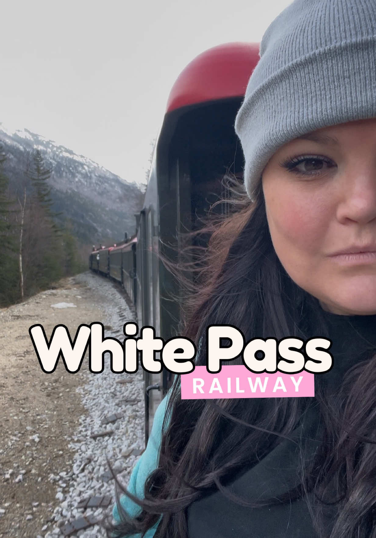 Took the White Pass Railway while solo cruising through Alaska and it seriously blew me away. The views were insane!!!  I booked through the ship, so all I had to do was get off the ship, walk about 30 feet and then get on the train.  So easy!  I really enjoyed the White Pass Railway, while in Skagway, Alaska! I hope you get to visit, too, one day!  . . #SoloCruise #WhitePassRailway #AlaskanCruise #TravelAlone #Railroad #NorwegianCruiseLine #Skagway #Alaska #SoloLiving 