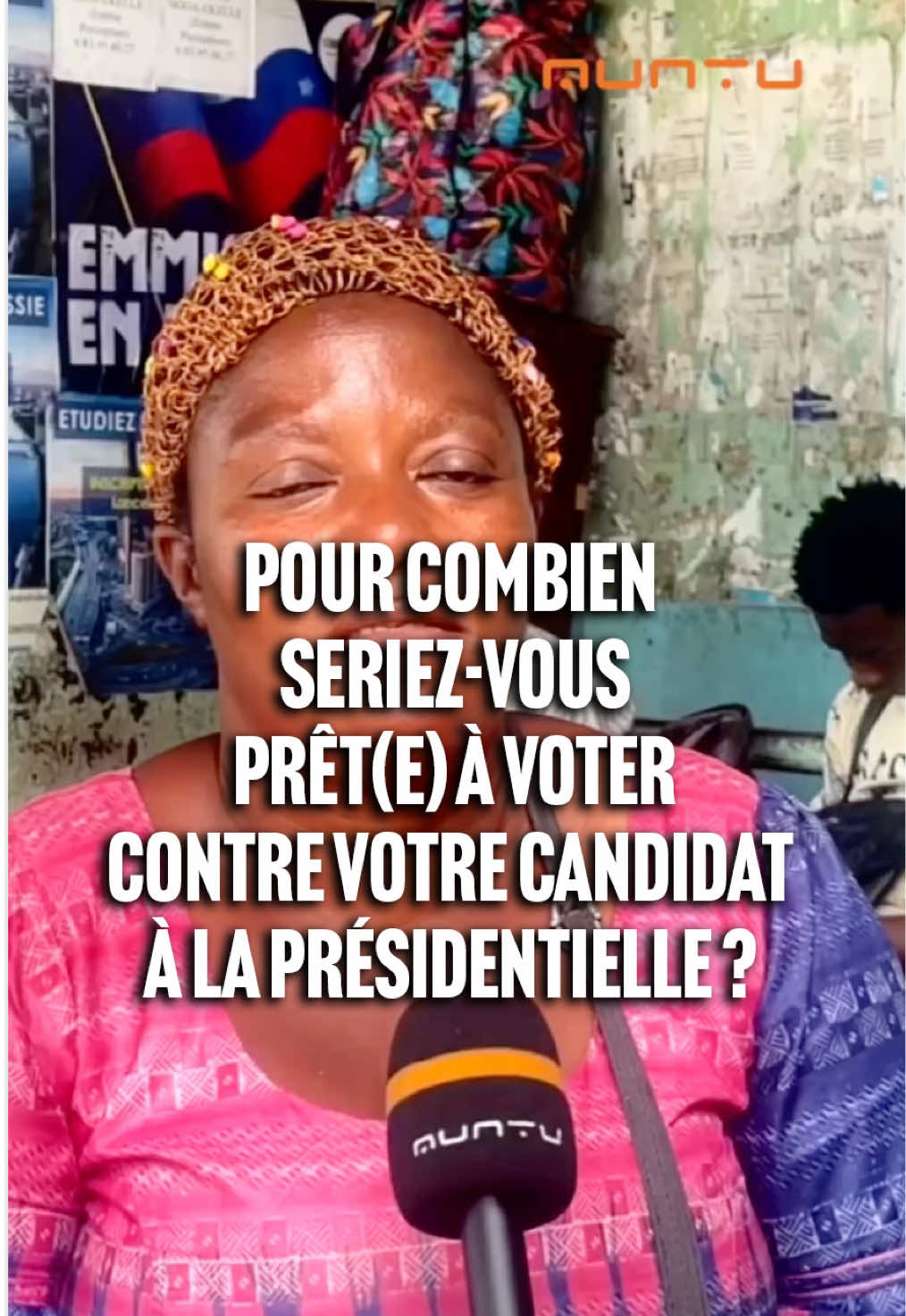 🗳️ Pour combien seriez-vous prêt(e) à voter contre votre candidat à la présidentielle ? 🗳️ À l’approche des élections présidentielles au Cameroun, nous avons posé cette question forte aux Camerounais. 💬 Écoutons leurs réponses, entre hésitations, convictions et réalités du terrain. Et vous, qu’en pensez-vous ? Partagez votre avis en commentaire ! #Élections2025 #Cameroun #Présidentielle #Vote #Démocratie #VoixDuPeuple #DébatPublic 