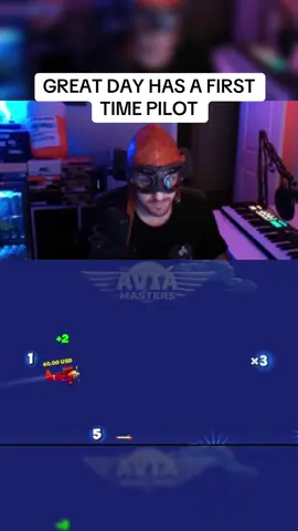 GREAT DAY HAS A FIRST TIME PILOT #kick #streamer #planegame 
