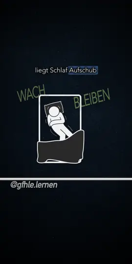 Warum bleibst du länger wach als du solltest? #psychologie #lernen #gefühle #therapie 