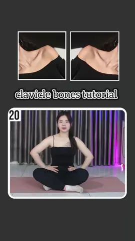 clavicle bones tutorial  #exercise #tips #girltips #GlowUp #workout #fy #viralvideo 