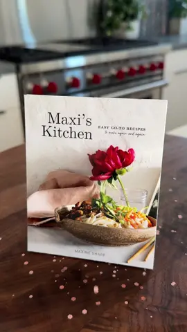My debut cookbook is here 🥹❤️! I poured my heart into every recipe over the past year and a half, and I’m so excited to share it with you. Click the link in my bio to preorder (it helps first time authors so much!), or search “Maxi’s Kitchen” wherever you like to buy books online.  #cookbook #cookingtiktok #inspirational #laidoff #healthyrecipes #EasyRecipes 