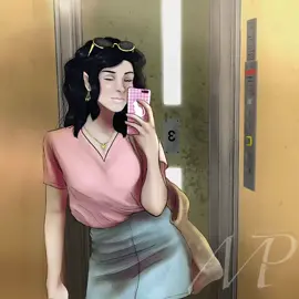 Miss Delaina going with the girls for brunch, shopping, and good gossip 😘 #digitalartist #digitalart #procreate #artislife #art #artistsoftiktok #artprocess 