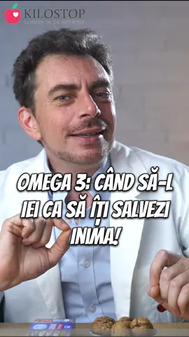 Omega 3: Când să-l Iei ca să Îți Salvezi Inima! - Dr. Cristian Panaite Omega 3 are un rol esențial în protejarea sănătății arteriale, dar puțini știu cum și când să-l consume corect. Dacă nu îl iei la momentul potrivit, beneficiile nu vor fi cele așteptate. Dr. Cristian Panaite îți explică cum să folosești acest secret pentru a-ți proteja inima și arterele!