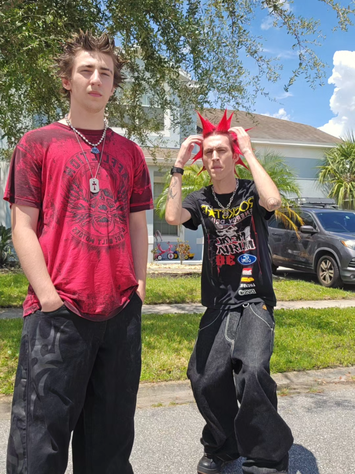 much like suffocating: code devo15 on jnco  #alt #punk #y2k  #aesthetic #jnco 