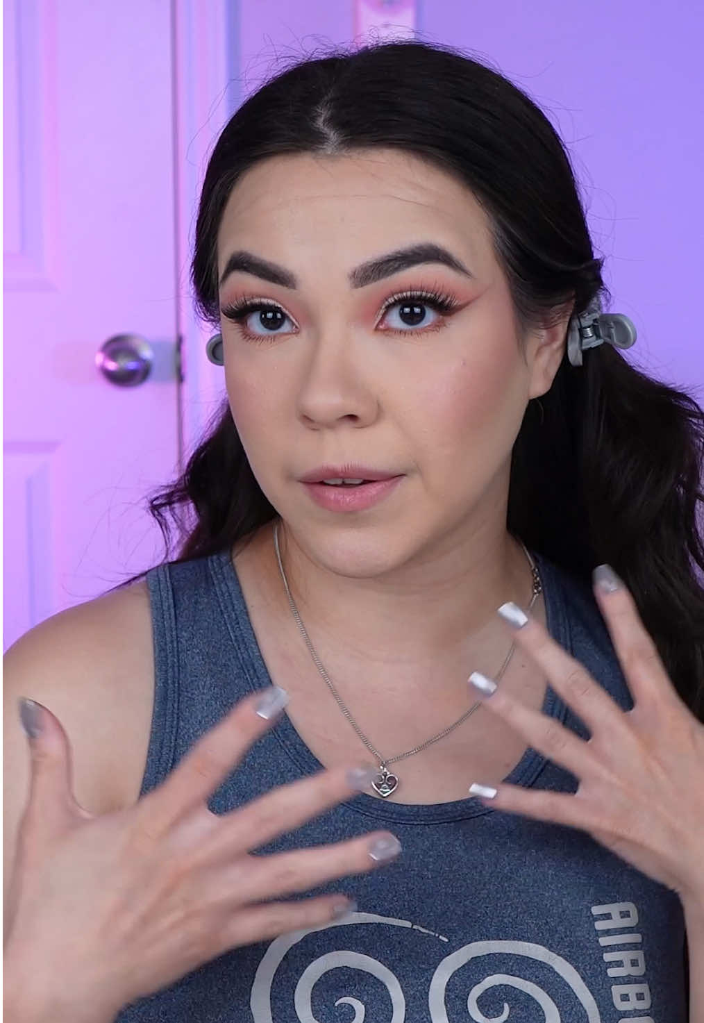 Aimed for Texas 10, ended up with pink glam and zero regrets 😂💗 #texas10 #la10 #makeuptutorial #makeuptrend #makeup #texasmakeup #creatorsearchinsights 