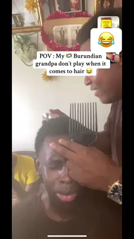 Btw the barber is in the yellow 😭😭 my grandpa was too specific my big brother had to take over 😂 baby bro got some character development  #burunditiktok🇧🇮 #africantiktok #fyp 