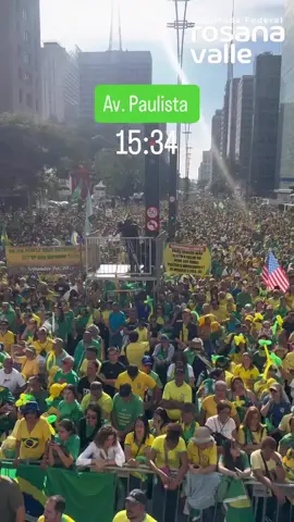 Av. Paulista! 🇧🇷 03 de Agosto de 2025 #SoberanoÉoPovo  #PelaLiberdade  #ReajaBrasil  #liberdade 