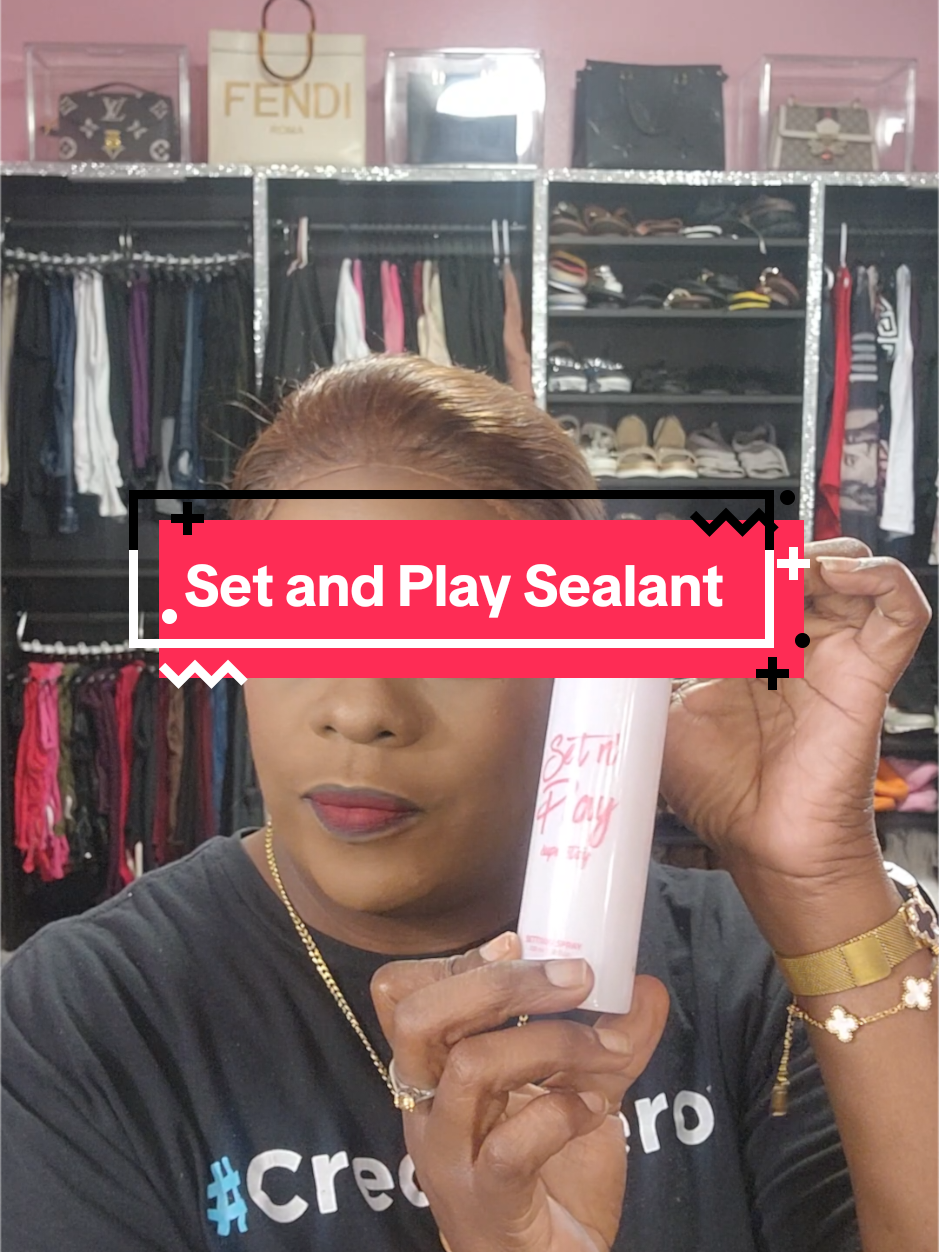 This spray? A whole game changer. 💅🏽 My makeup stays slayed all day — no creasing, no smudging, no drama. Just spray, slay, and go. 💨 Grab the Set & Play Sealant from my TikTok Shop — tap the orange cart before it sells out! 🧡✨ #MakeupMustHave #TikTokMadeMeBuyIt #SetAndSlay #MakeupTips #FlawlessFinish  #LIVEIncentiveProgram #LIVEIsEasy #PaidPartnership 