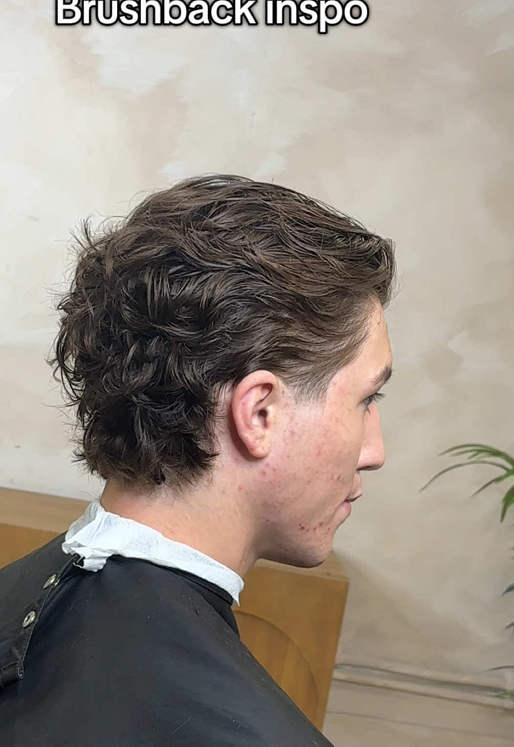 Brushback hair inspo  ———————————- #brush #hair #menshair 