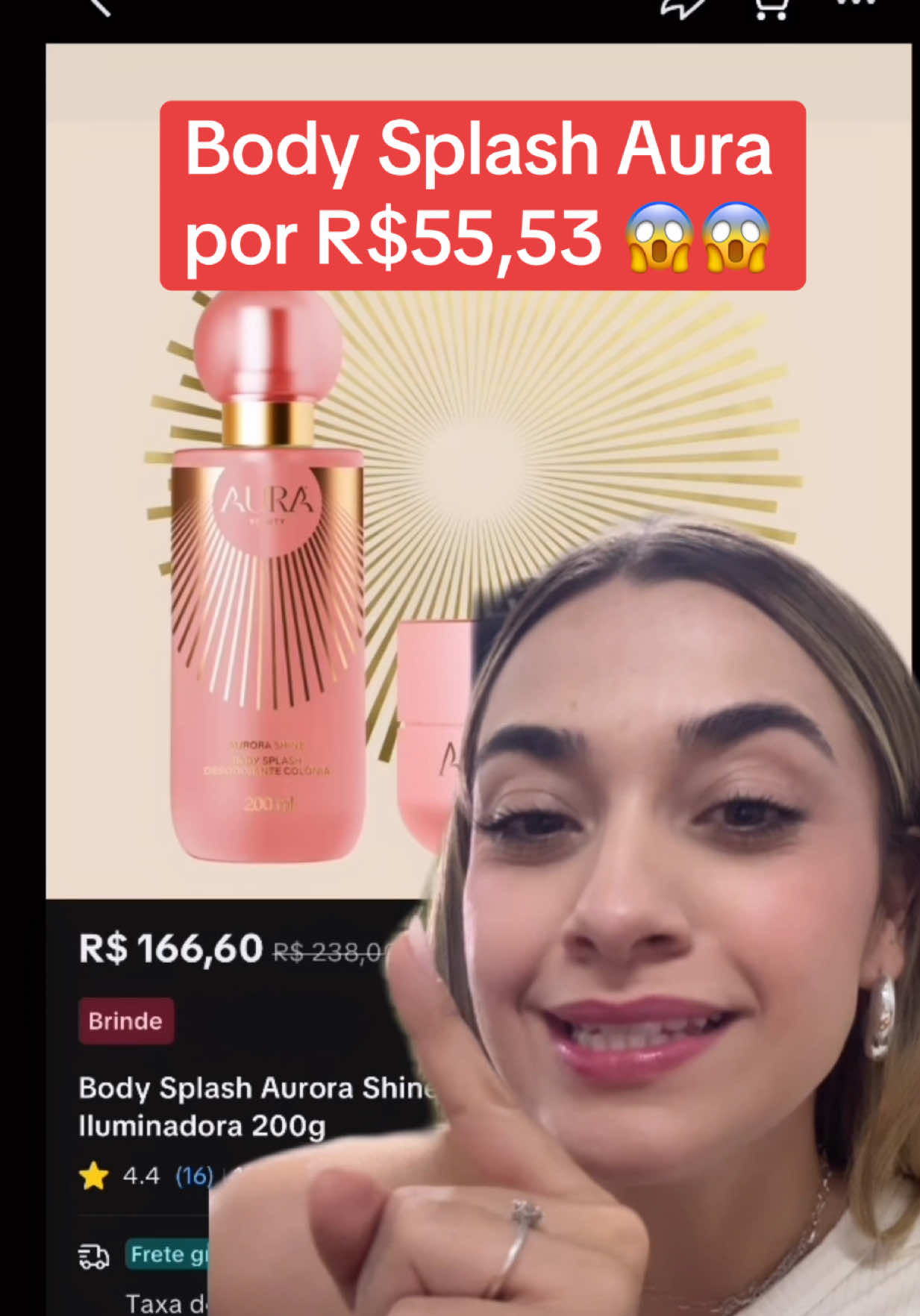 55,53 em cada produto!!!! 😍🔥🔥 @Aura Beauty Club  Pra quem ama fragrância floral adocicada 🌷 #aurabeauty #jadepiconn 