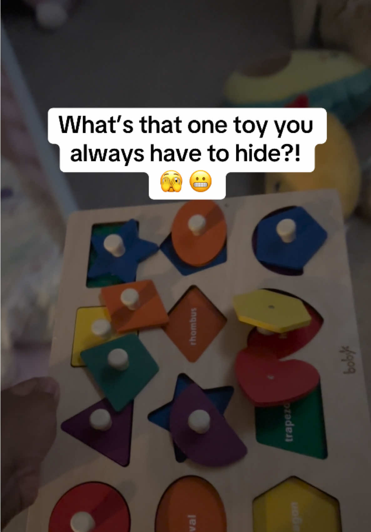 I’m tired of shapes, alphabets and numbers 😩😩😭 #toddlersoftiktok #toy #learningthroughplay 