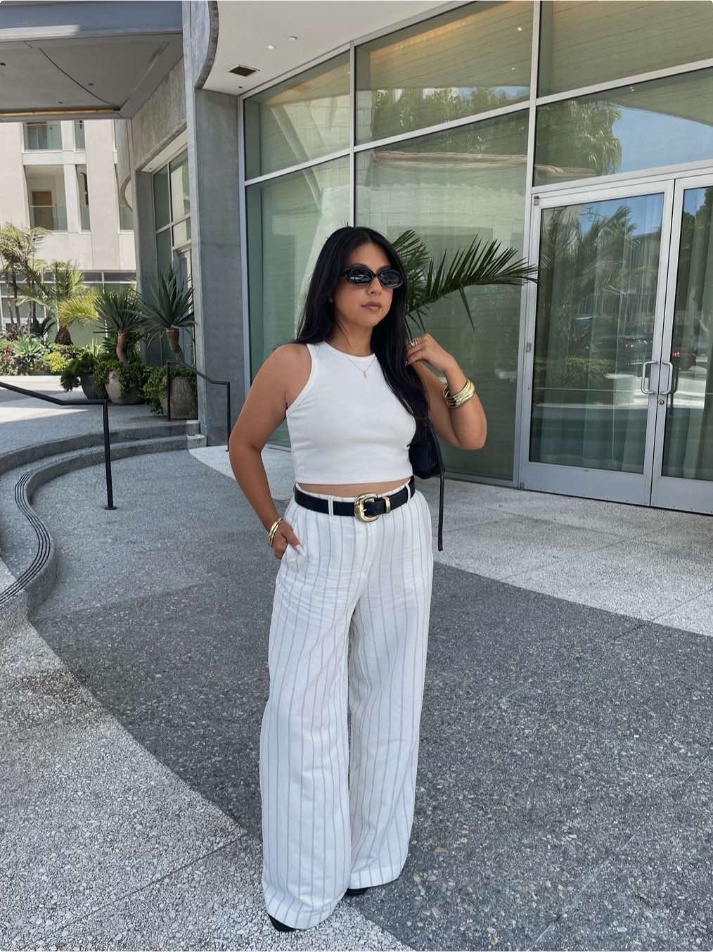Summer fit ☀️🌴🤍 #fyp #fashion #outfits @H&M @OWN THE TREND 