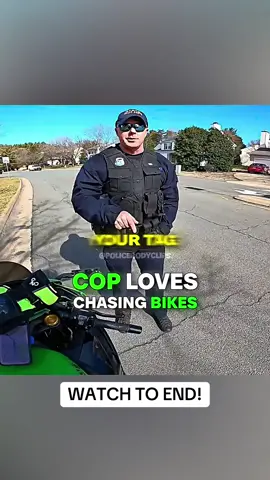 Cop Loves Chasing Bikes #bikers #cops #copsoftiktok #viral #unitedstates 