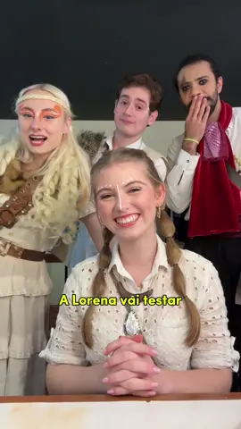 Vez da carinha de anjo @Lorena Queiroz ☆ testar o conhecimento dos idosos do elenco kkkkk quantos vocês conhecem??? 👀 @Hitallo 
