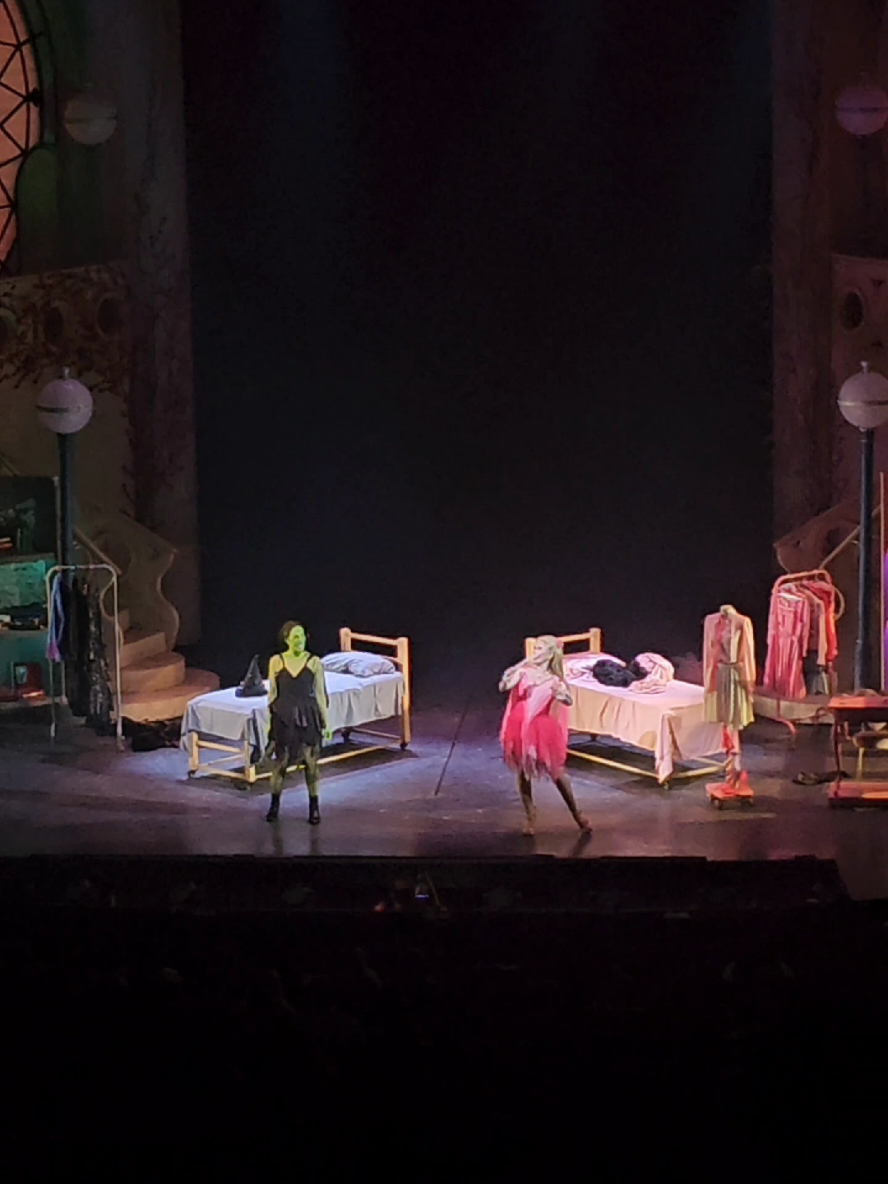 Musical Wicked em São Paulo - 02/08/2025 19h30 - 22h30. Fique até o final para ver como é a vista do balcão econômico.