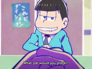 I genuinely think it’s crazy how he became such a comfort character for me in such a short time 😭😭😭 I went to hating him to LOVING him, in ALL CAPS. He’s so relatable and so funny and so cute and so awesome and so everything hagejwgrkehej, people say he’s a boring character but you just need to analyze him a little to find out that he’s actually good!!! If I told this to myself from march she wouldn’t have believed me LOL I was a big Ichimatsu fan but…. sorry Ichi! Oso took your place! (I still love Ichi though. Parkamatsu best duo) but yeahhh Oso is the cutest. I love him. Guess who my favorite Matsu is guys. #おそ松さん #mrosomatsu #mrosomatsu #ososan #osomatsu 