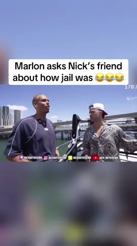 Marlon asks Nick’s friend about how jail was 😂😂😂 #fyp #viral #nicknayersina #millisquad 