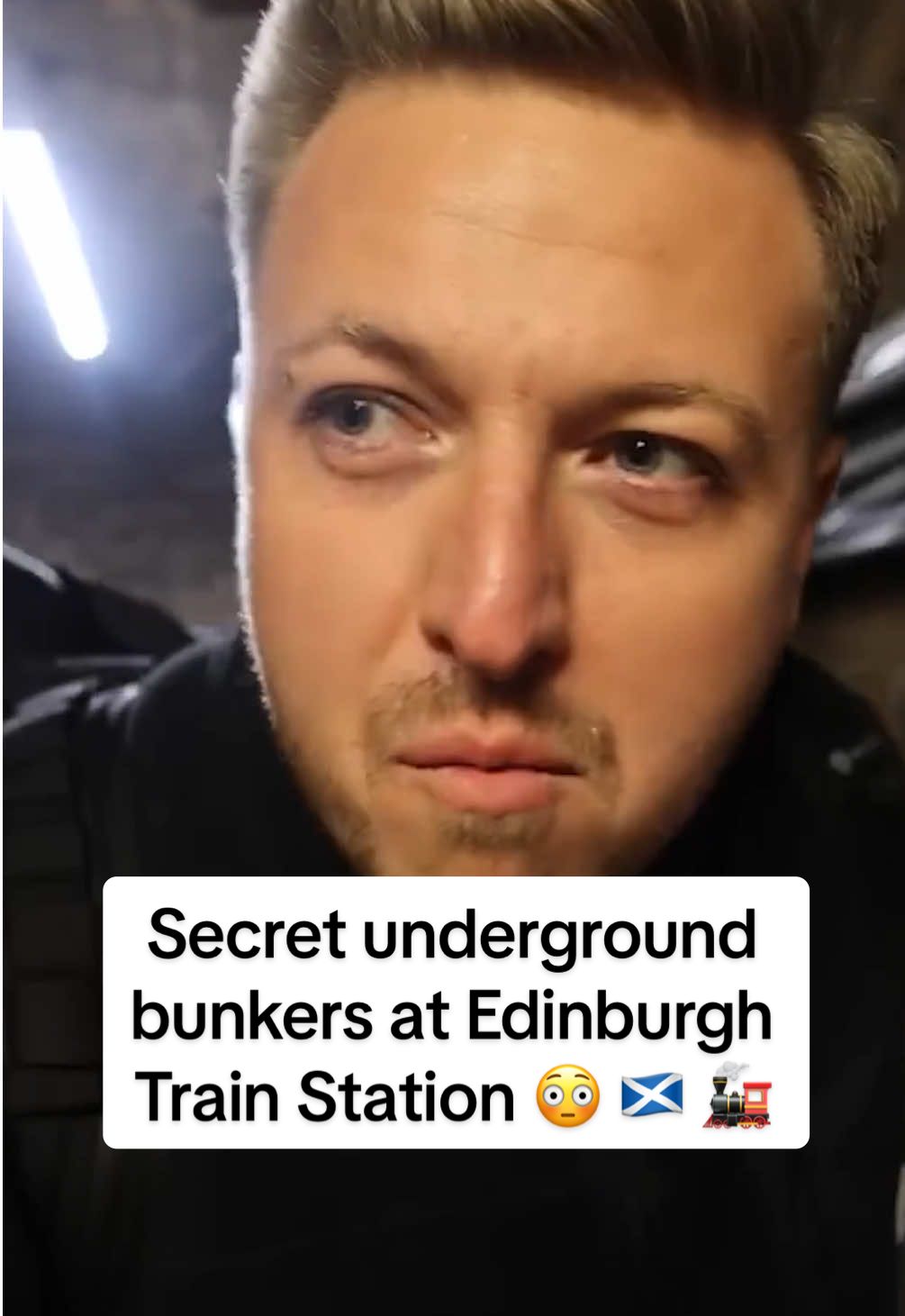 Exploring the secret underground bunkers of Edinburgh train station 🤯 🚂 🏴󠁧󠁢󠁳󠁣󠁴󠁿 #edinburgh #edinburghscotland #edinburghfringe #caledoniansleeper #simonwilson #europe #travel #hostel #hotel #london #traveltiktok #onestar #traveltips #hiddengems #luxuryhotel #solotravel #train 