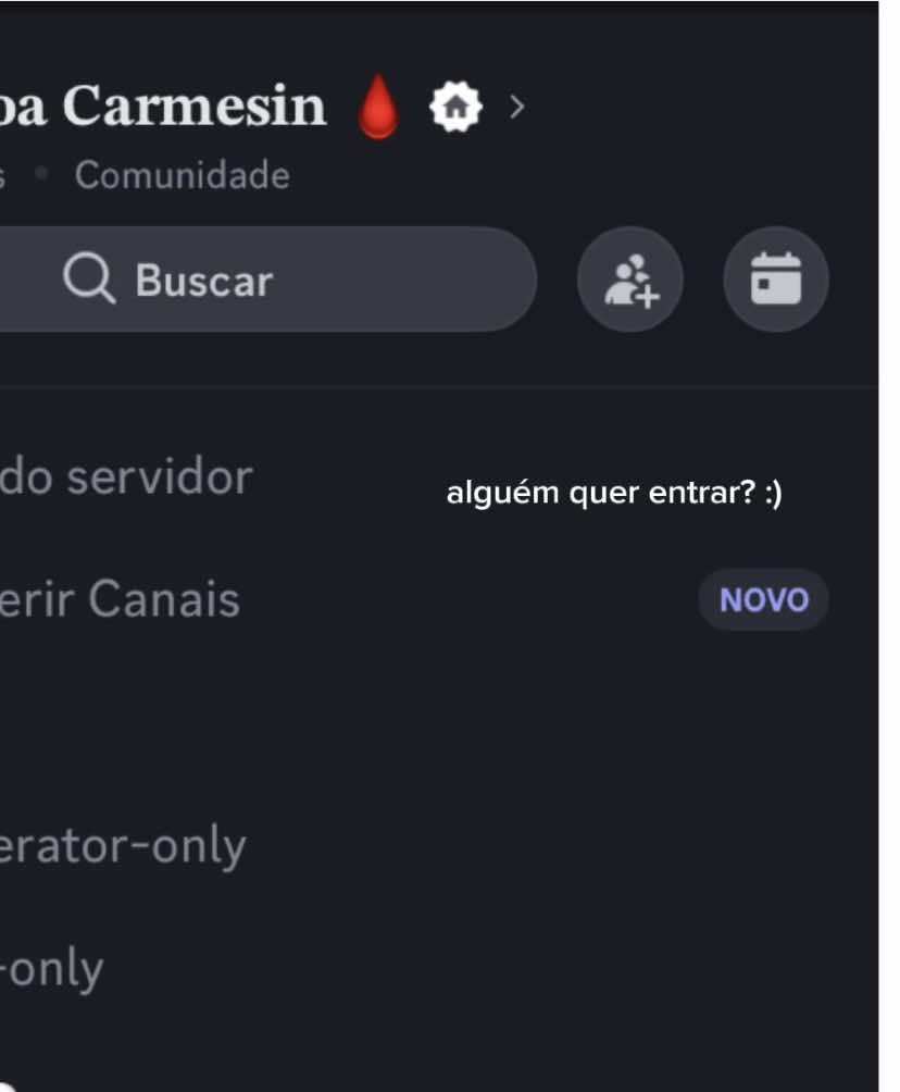 participem do nosso serv o link tá na bio 🥰!              #fyp #discord #servidor #resenha #fypシ゚ 