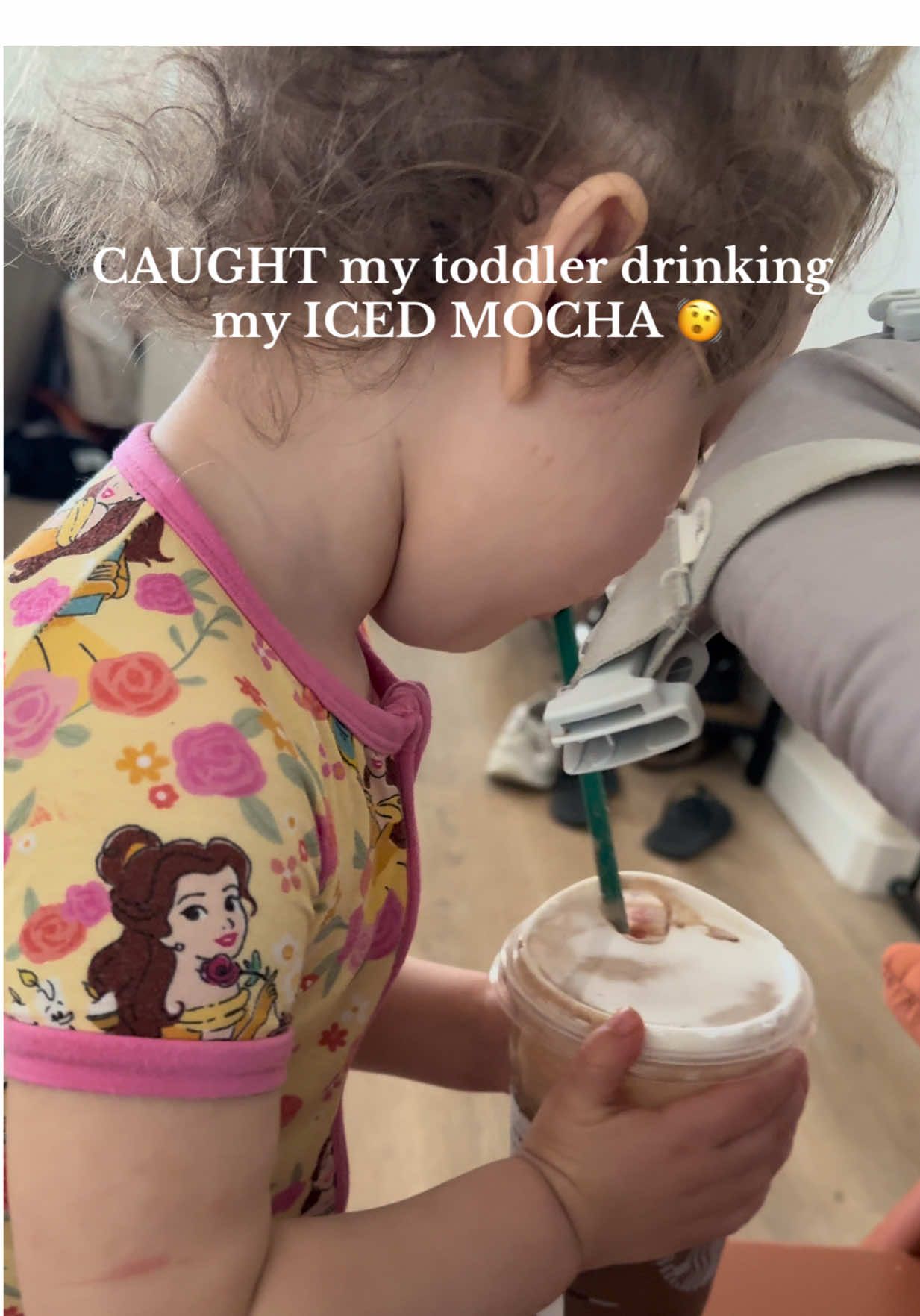 WHY IS SHE LIKE THIS ?! 🤣 ( she took a tiny sip b4 you internet thugs start ) Learning lesson DON’T leave my coffee near my 2 year old . check back in an hour lmaooo  #toddlersoftiktok #shescrazy #lmao