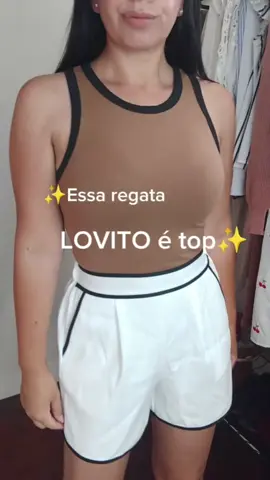 Encontrei essa regata da LOVITO que você vai amar ,menos de 20 reais 😱 #lovito #moda #shoppe #dicaboa 