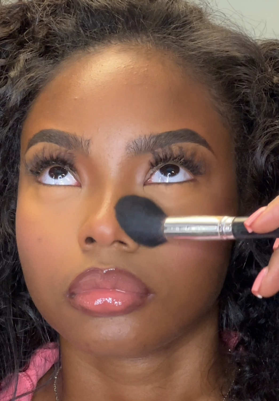 ahhh this is so pretty 😍  absolutely no foundation used ! 💅🏽 giving SKIN!!! she's so cute 🥰 book my no makeup , makeup under 