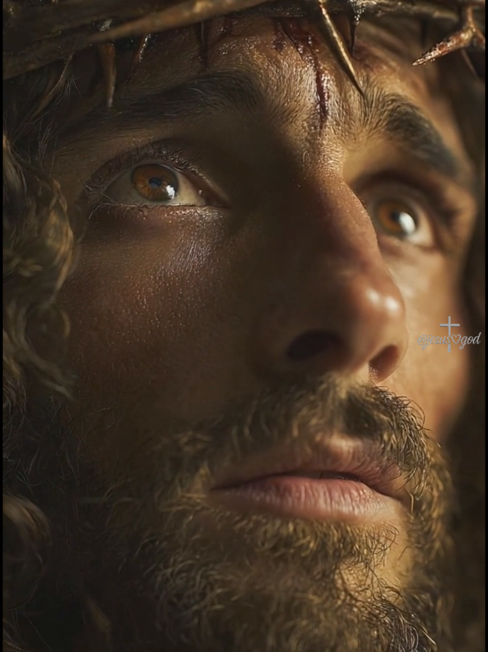 #jesus #CinematicRealism #Photorealistic #StudioLighting #EmotionalPortrait #BiblicalScene #JesusChrist #CrownOfThorns #FaithInMotion #HeIsWithUs #SacredMoment #DivinePresence #ChristianReel #HolyPortrait