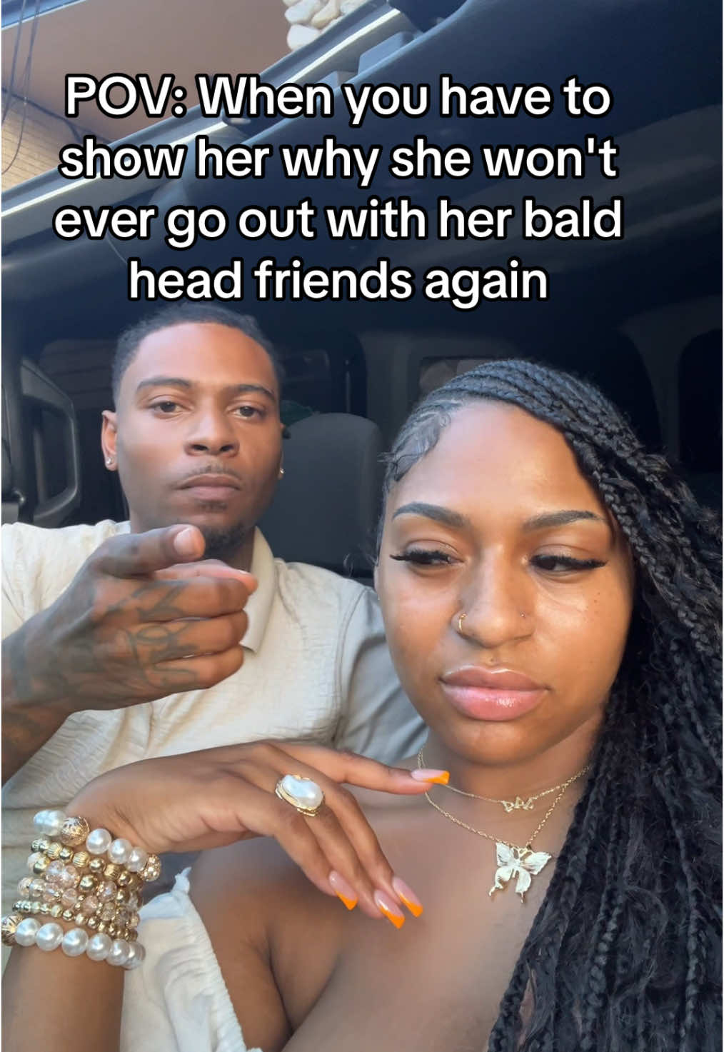 Cause stop playing with me #fypシ #foryoupage #couplecomedy #couplestiktok #couples 